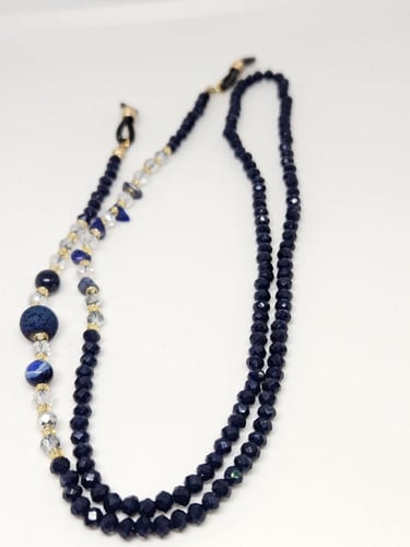 تعليقة نظارة أنيقة - كحلي