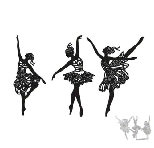 قالب قطع الورق على شكل فتاة البالية