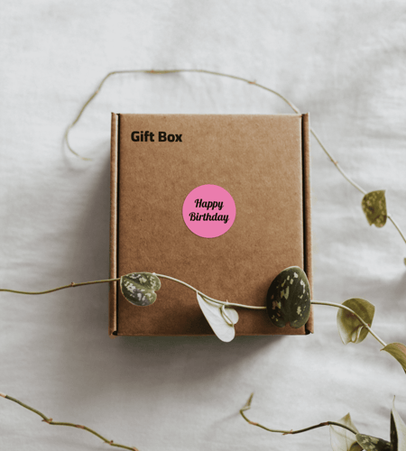 رول ورق حراري دائري وردي 7cm