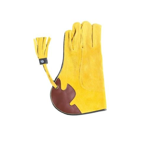 Double velvet leather bag