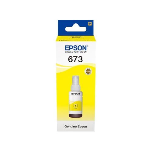 قارورة حبر ابسون INK EPSON T6734 أصفر أصلي - EcoTa...