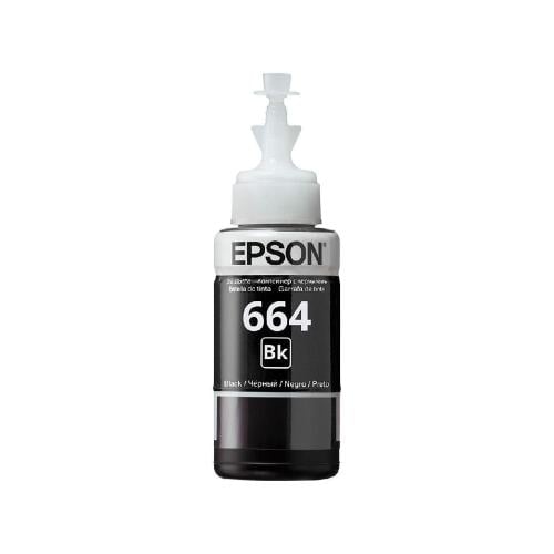 قارورة حبر ابسون INK EPSON T664 أسود أصلي - EcoTan...