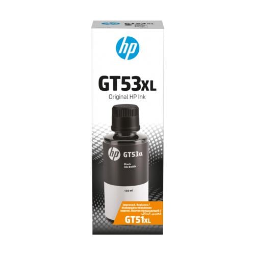 حبر لون أسود أصلي من HP GT53XL سعة 135 مل - 1VV21A...