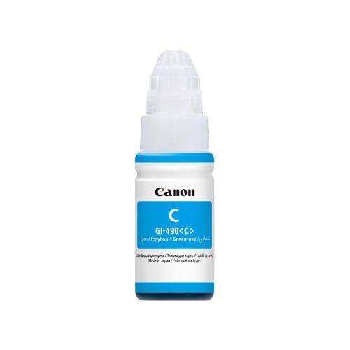 قارورة حبر كانون سماوي سائل INK CANON GI 490 أصلية...