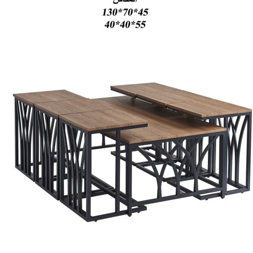 طقم طاولات 1x6 خشب