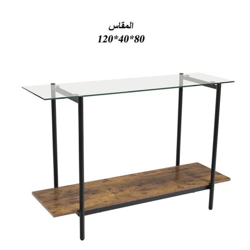 مدخل خشب زجاج : SHML-C255