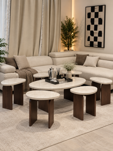 طقم طاولات 6خدمة