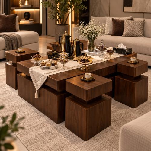 طقم طاولات 4خدمة