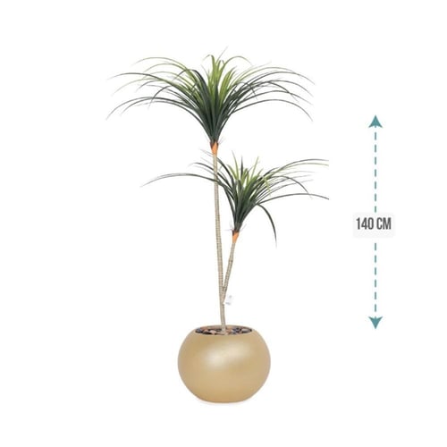 شجر صبار 2 فرع حوض بلاستيك 140 سم : 1052-528-4