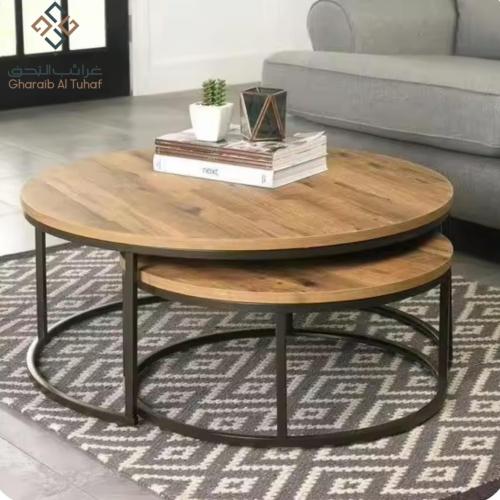 طقم طاولتين متداخلتين