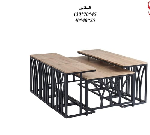 طقم طاولات 1x6 خشب