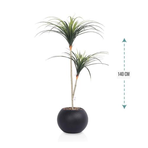 شجر صبار 2 فرع حوض بلاستيك 140 سم : 1052-528-4