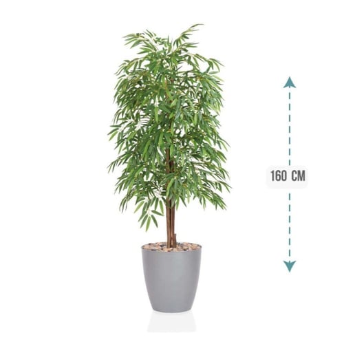 شجرة أوراق البابو لون فاتح حوض بلاستيك 210 سم : 34...