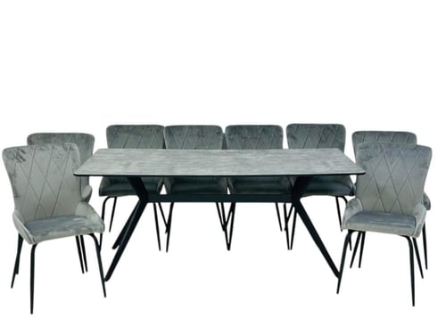 طاوله طعام 8كرسي خشب