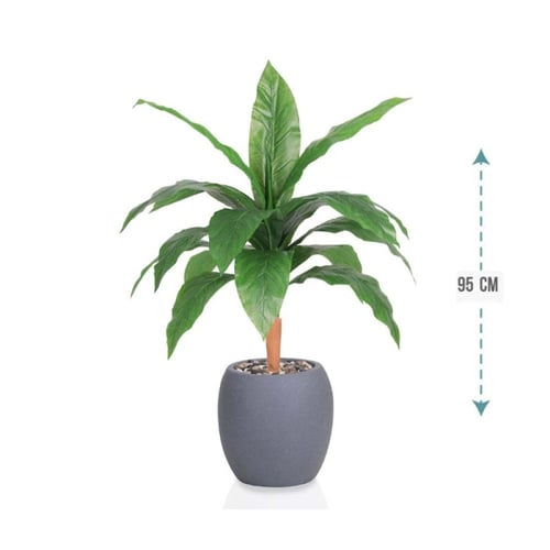 شجر أخضر فرع 1 حوض فيبر بيضاوي ارتفاع 95 سم : 3305...