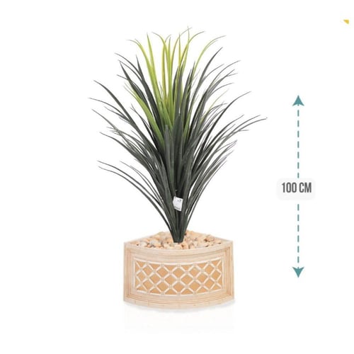 شجر صبار وسط مركن زاوية ارتفاع 100 سم : 1019-531