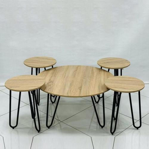 طقم طاولات مستديرة 1 +4