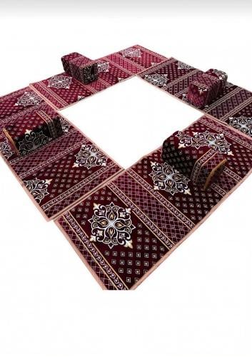 جلسة رحلات ارضية متكاملة لون احمر تركي