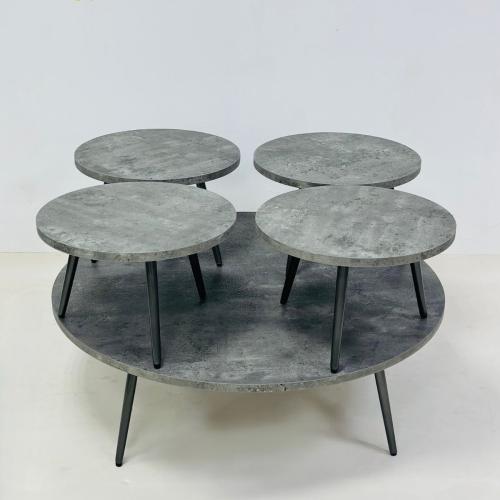 طقم طاولات خشب دايري