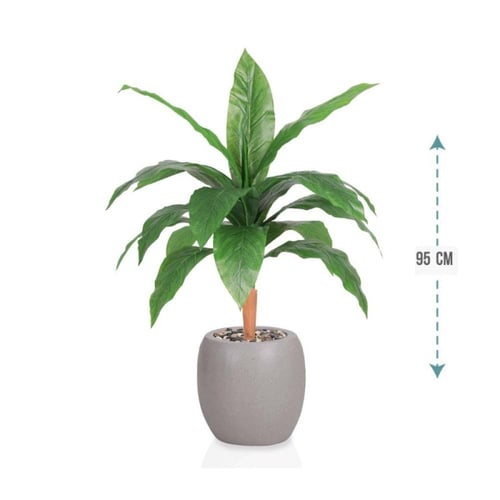 شجر أخضر فرع 1 حوض فيبر بيضاوي ارتفاع 95 سم : 3305...