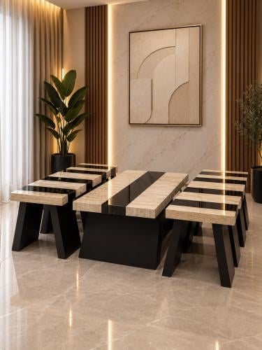 طقم طاولات 6خدمة
