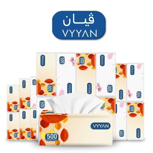 40 boxes of 500 single-layer tissues