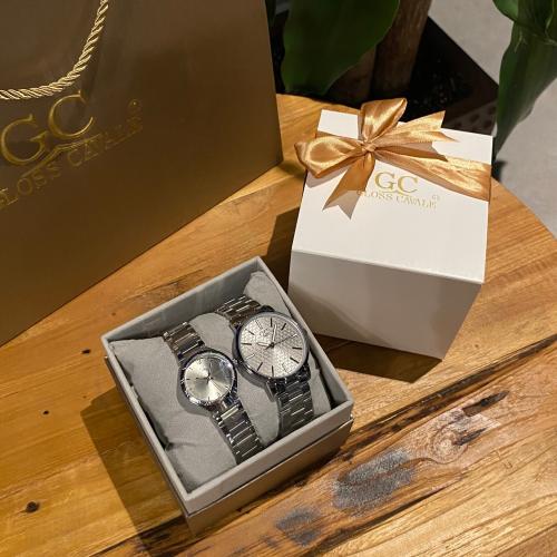 ساعة الكبلز فضي - نسائـي ورجالـي