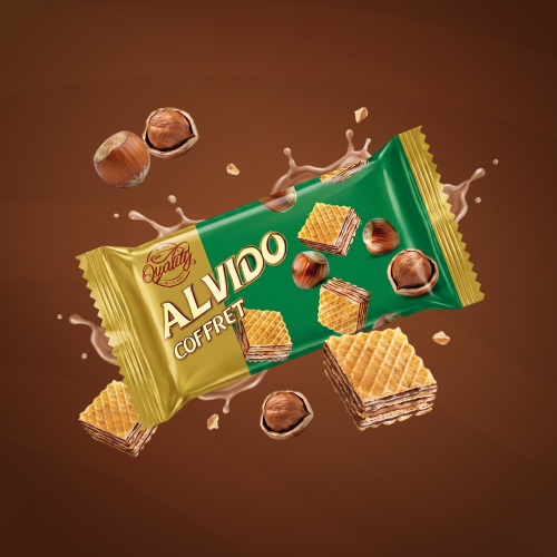 Hazelnut cream-filled wafer, 27g