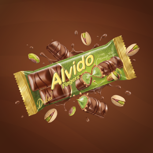 Pistachio Cream Fido Fingers, 35g