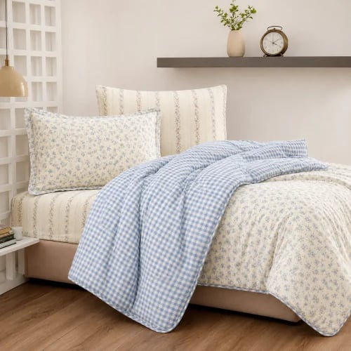 Pazar Home Ola Cotton Bedspread Set, Twin Size, 4...