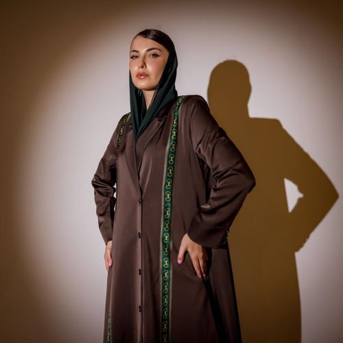 A-015بليزر باللون البني
