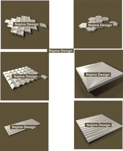 45 - تصميم جداريات CNC - 3DSTL
