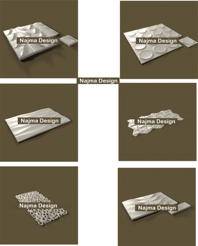 45 - تصميم جداريات CNC - 3DSTL
