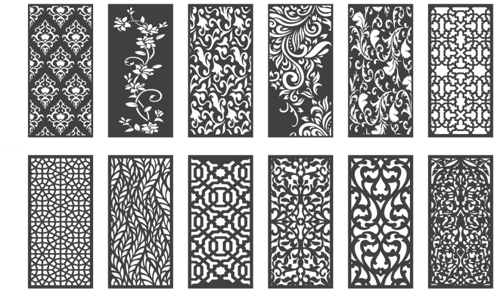 120 تصميم زخارف CNC ليزر بصيغة DXF - بارتشن - أبوا...