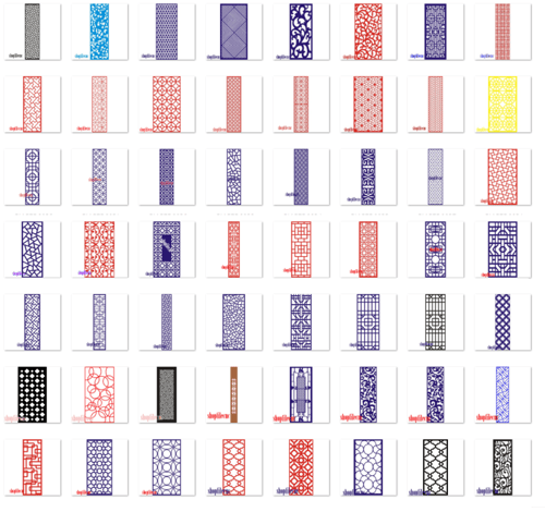 200 - تصميم حديد - ستيل - خشب - CNC - P19 - 1