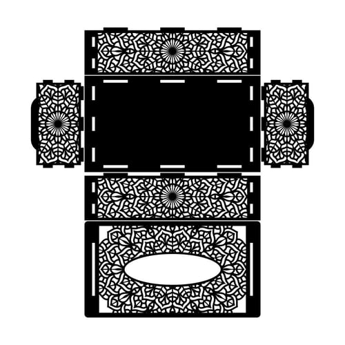 10 تصاميم - منديل - CNC ليزر