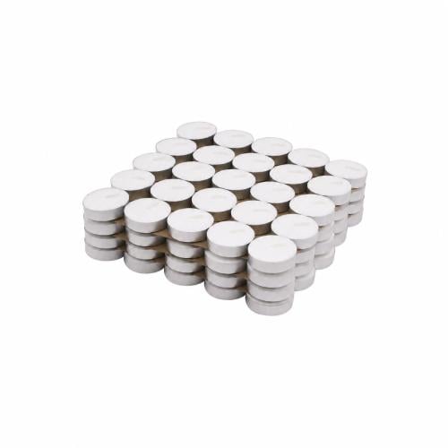 Small white candles without scent - 100 pieces for lighting, decoration, and occasions