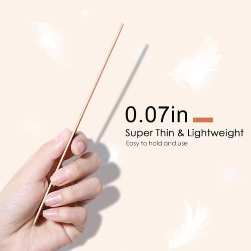 مبرد اظافر طويل خشبي اللون البني 10 حبات