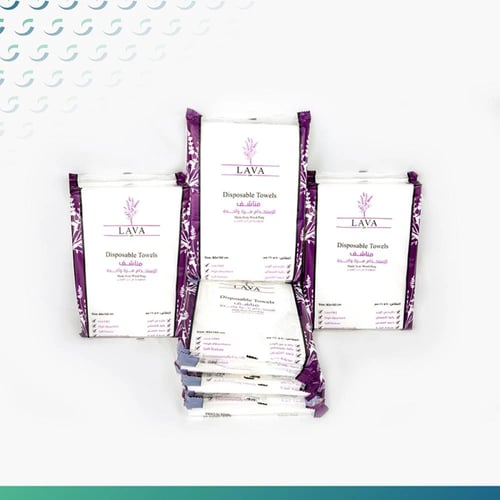مناشف للاستخدام مرة واحدة لافا مقاس 80*160