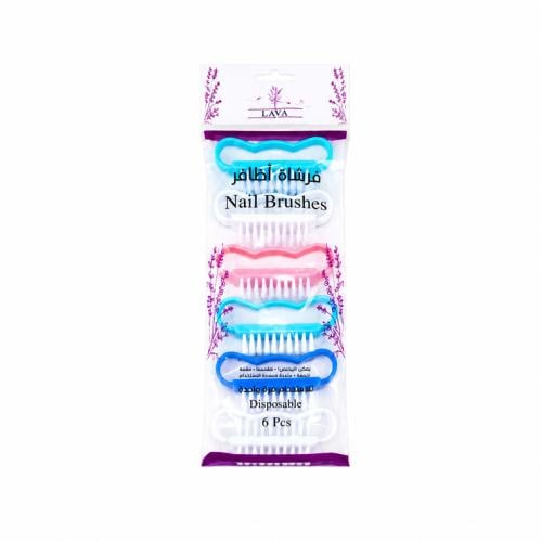 Buy Lafa pedicure brush set of 6 pieces, nail cleaning brush - Lafa pedicure brush