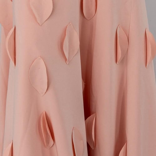 فستان سهرة زهري طويل