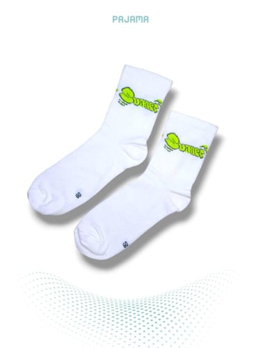 جوارب زوج واحد بتصاميم عبارات