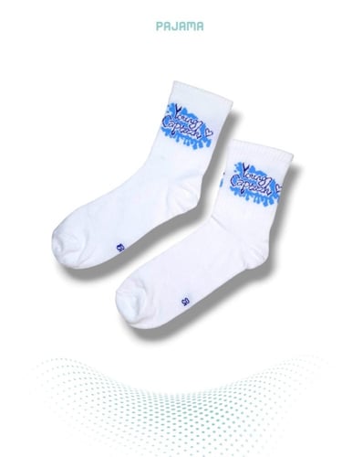 جوارب زوج واحد بتصاميم عبارات