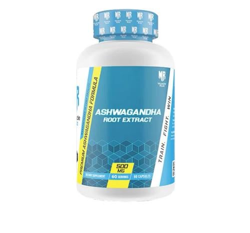 مستخلص جذور أشواغاندا، 500 مجم، 60 كبسولة، 60 وجبة