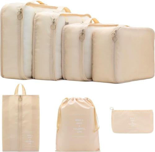 منظمات الشنط | CONSUL | 7 PCS | B0-03 |7PCS | BEIG...