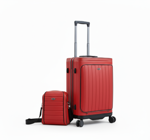 حقيبة BANGE الحمراء العملية للسفر وحقيبة اليد اليو...