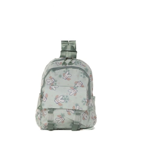 شنطة مدرسية أطفال مقاس 12 إنش سادة خفيفة ومريحة لم...