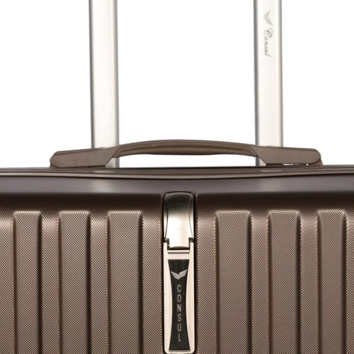 شنط سفر 4 قطع فايبر متينة ضد الكسر مع هوك لتعليق ا...