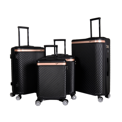 طقم شنط سفر 4 قطع من حقائب القنصل خامة ABS مقاومة...