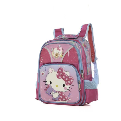 شنطة مدرسية للبنات مقاس 16 إنش برسومات شخصيات كرتو...